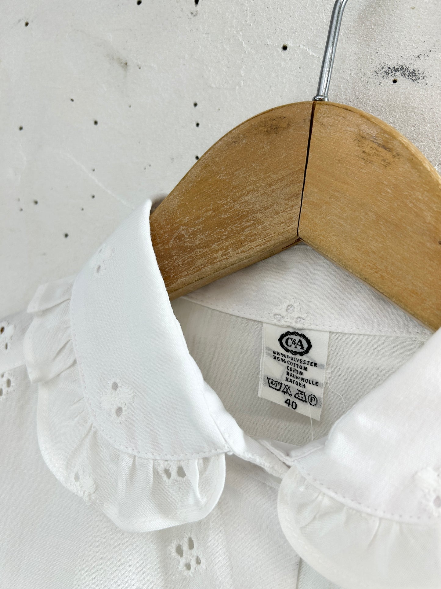 Vintage White Blouse [H33319]
