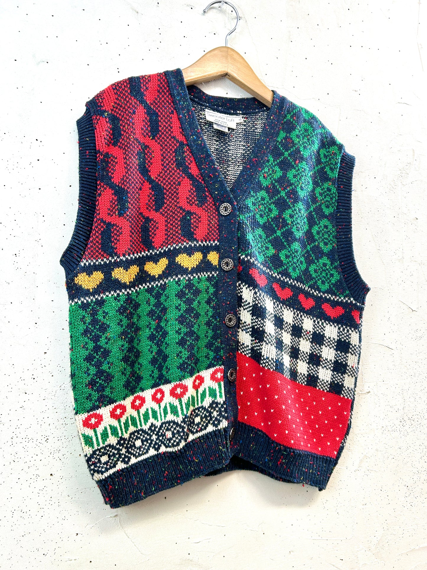 Vintage Knit Vest [B31668]