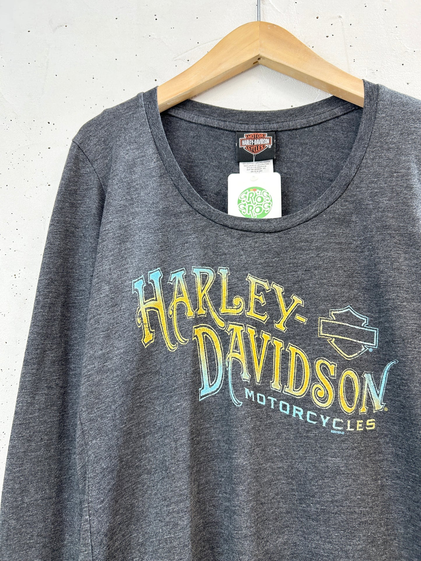 Vintage Long Sleeve Shirt 〜Harley Davidson〜 [E32445]
