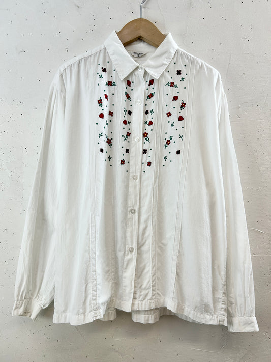 Vintage Embroidery Blouse [H30769]