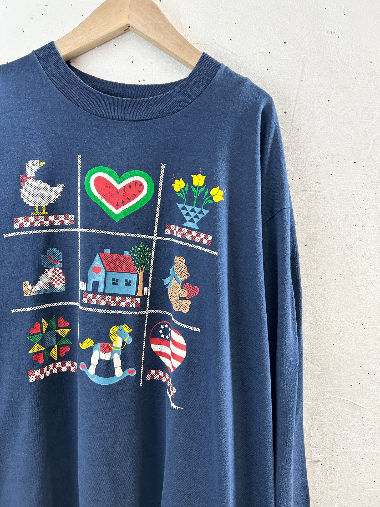 Vintage Long Sleeve Shirt [I30171]