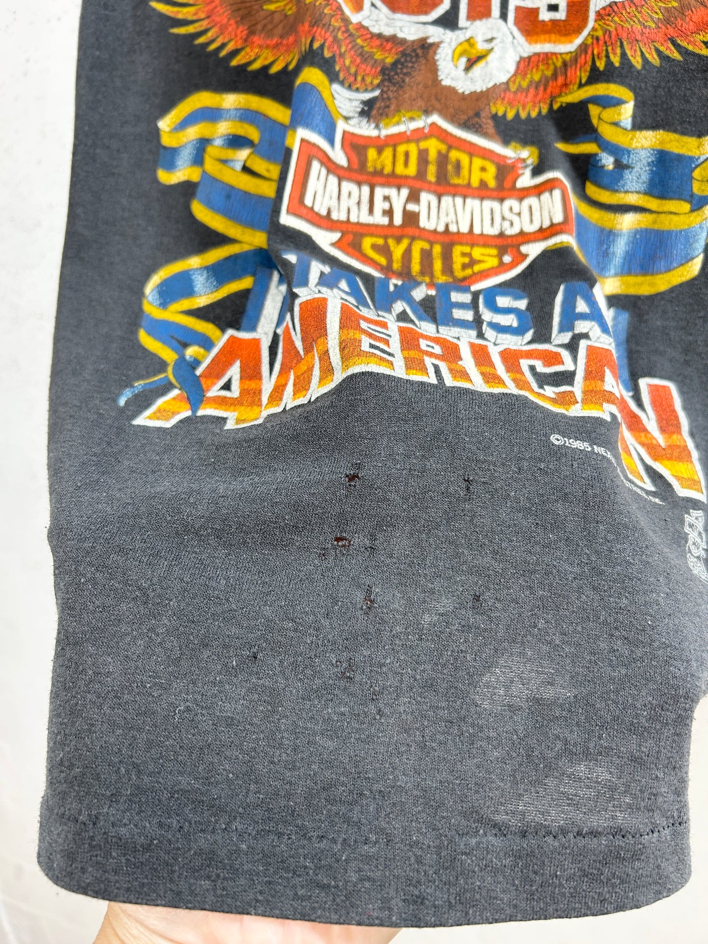 '80s Vintage T-Shirt 〜Harley Davidson〜 [H33417]