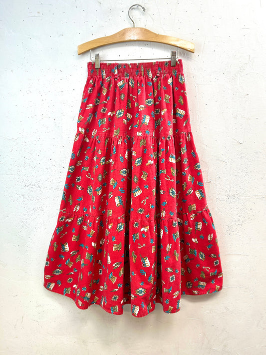 Vintage Tired Skirt [D32152]