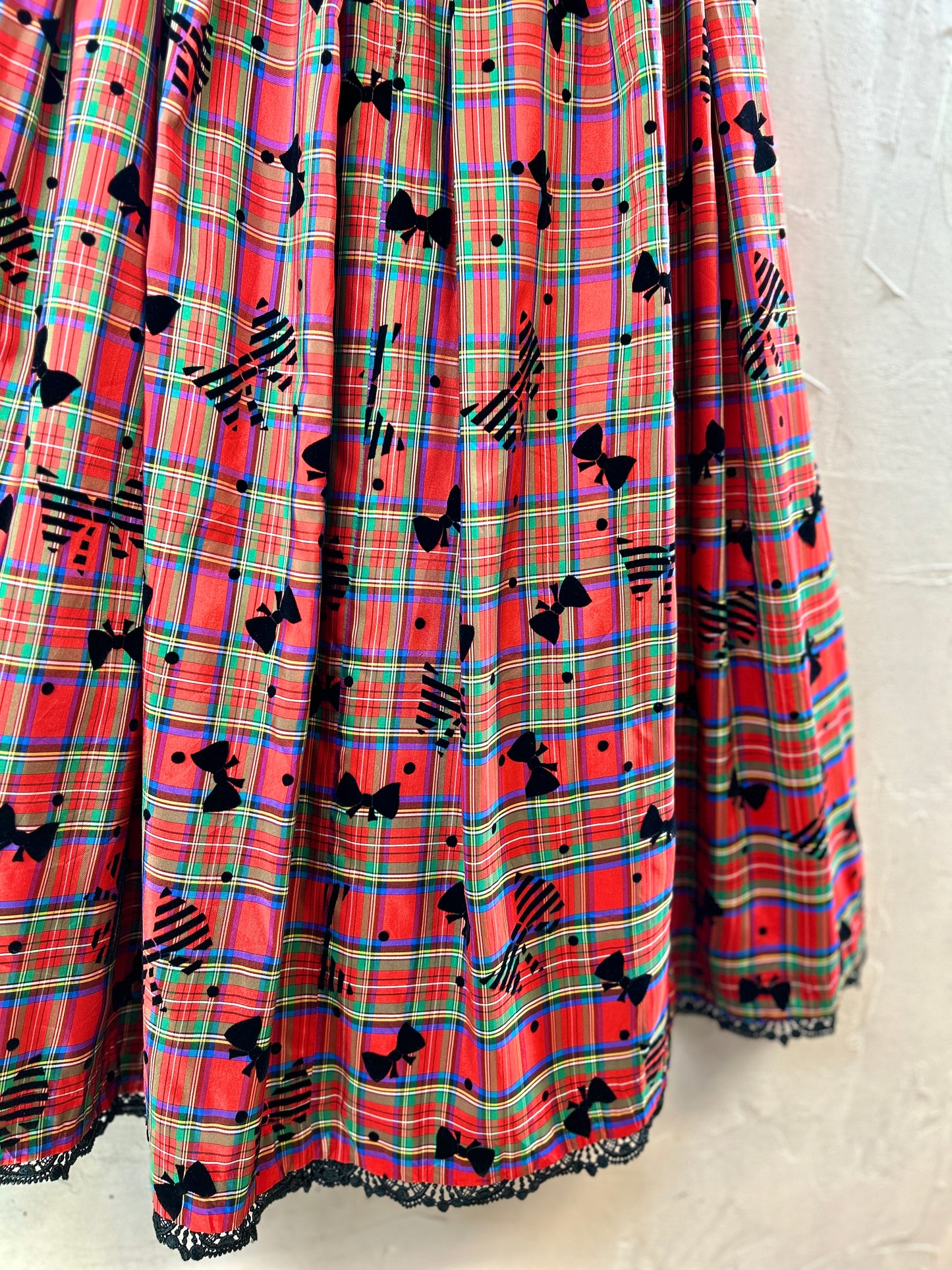 Vintage Plaid Skirt [I30106]