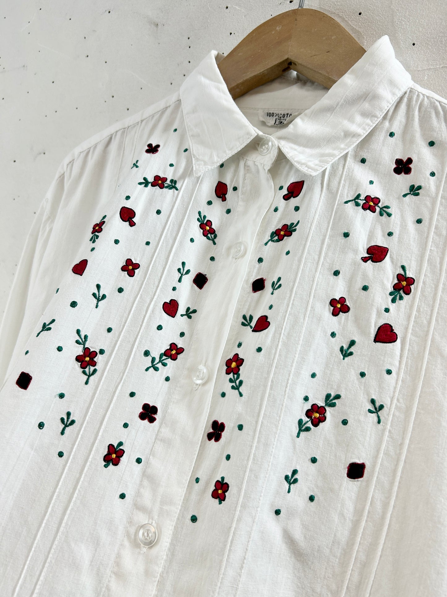 Vintage Embroidery Blouse [H30769]