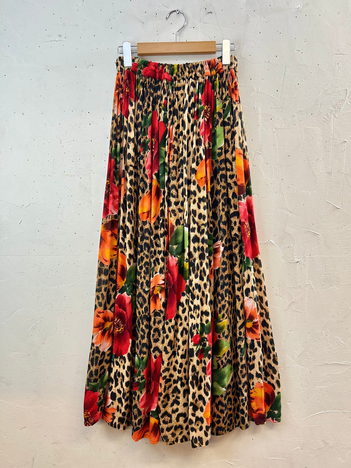 Vintage Indian Rayon Skirt [G30752]