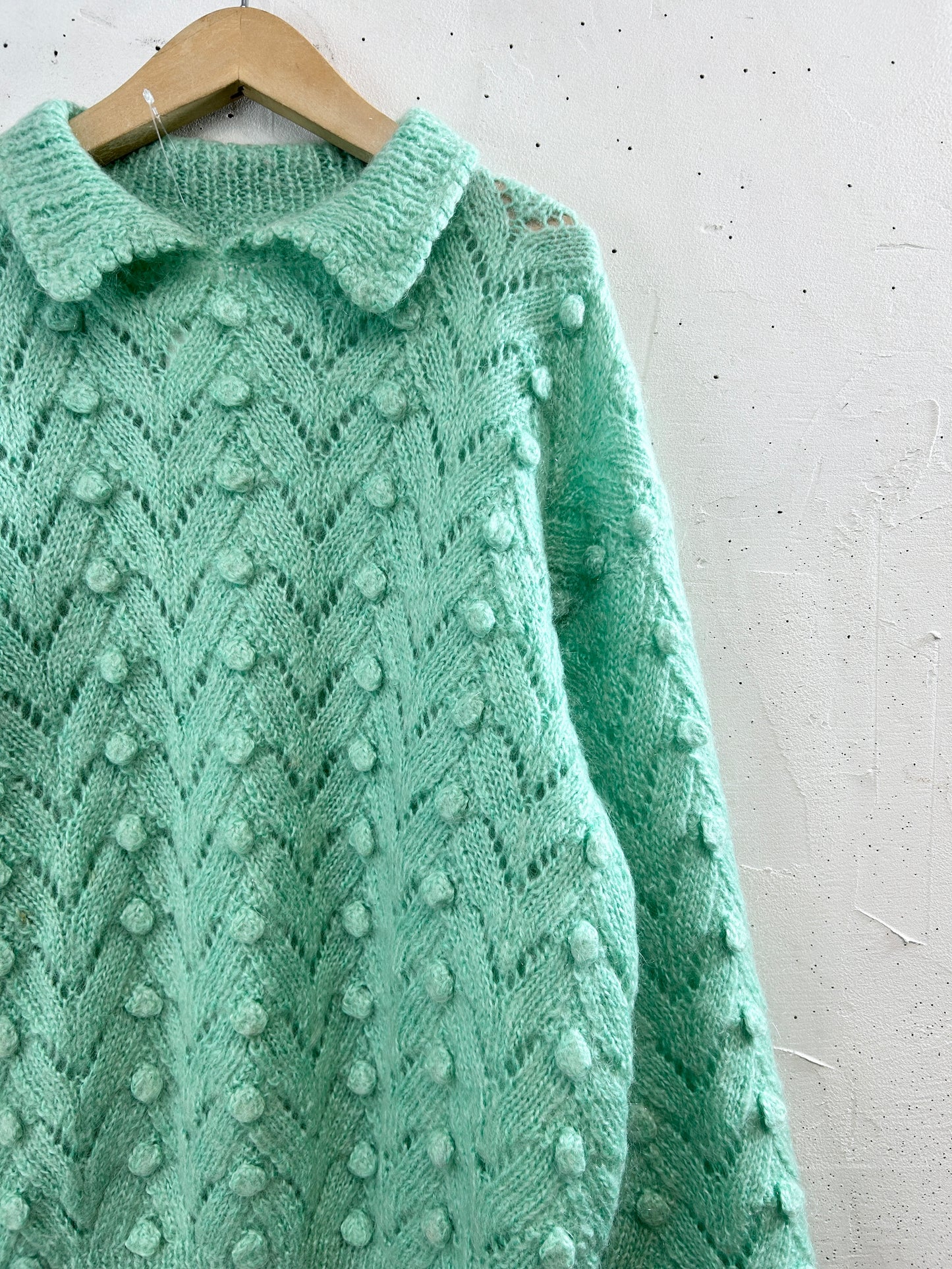 Vintage Knit Sweater Pokopoko [A31363]