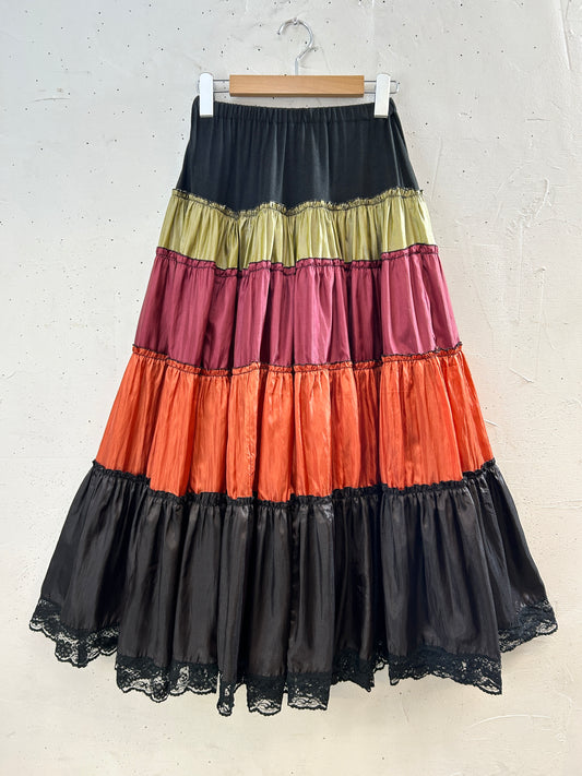 Vintage Tired Skirt [J30382]