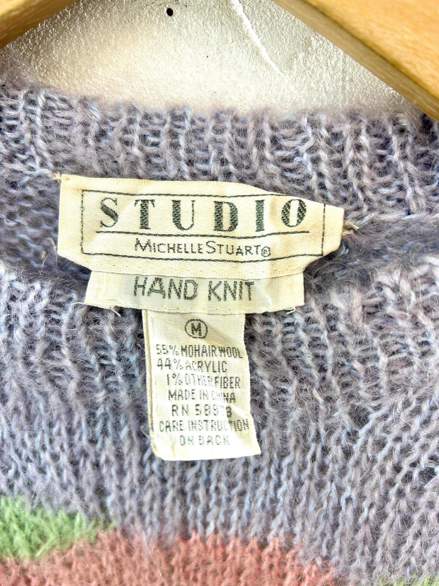 Vintage Mohair Knit Sweater [K30850]