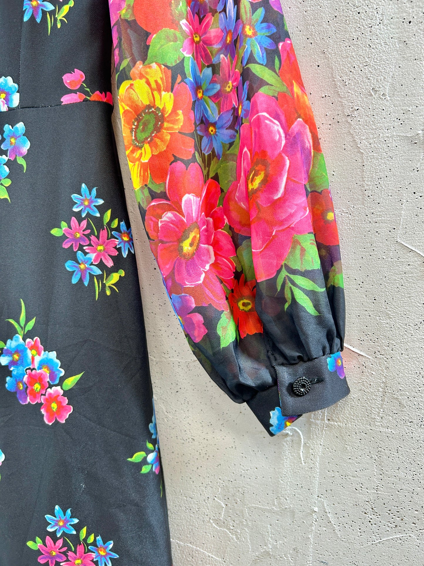 ’70s Vintage Flower Dress [H33674]