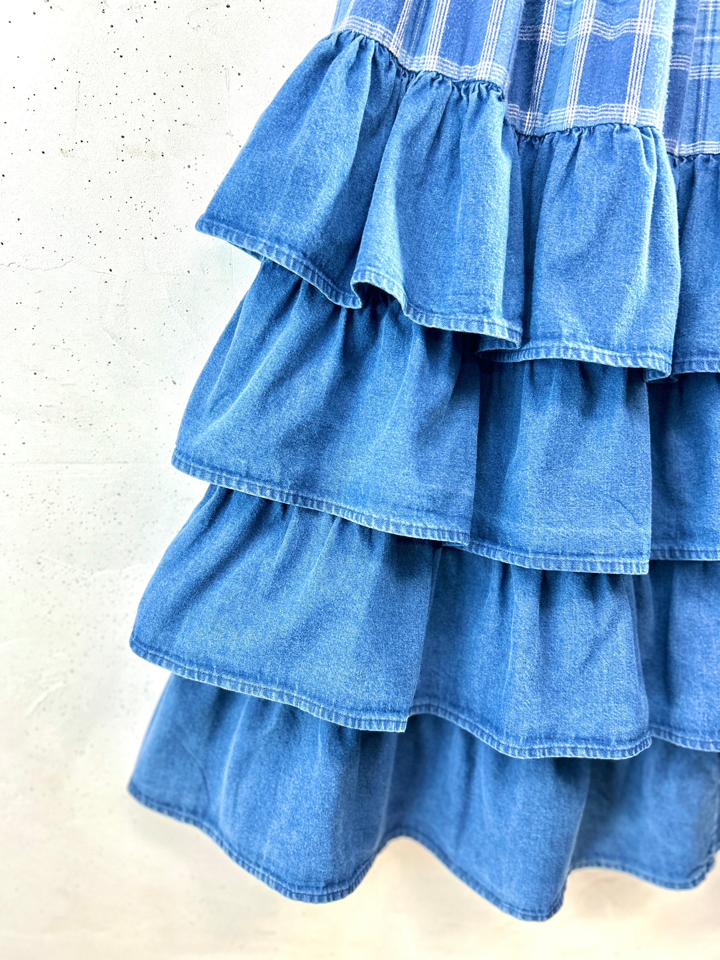 Vintage Denim Skirt MADE IN USA [K30777]