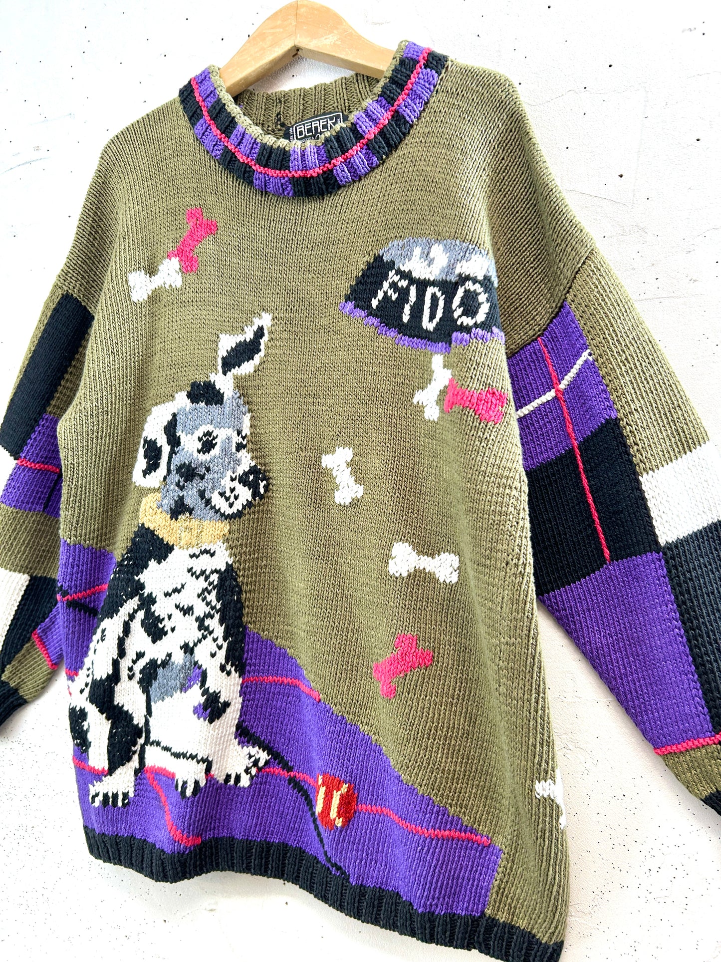 Vintage Cotton Hand Knit Sweater 〜BEREK〜 [L30998]