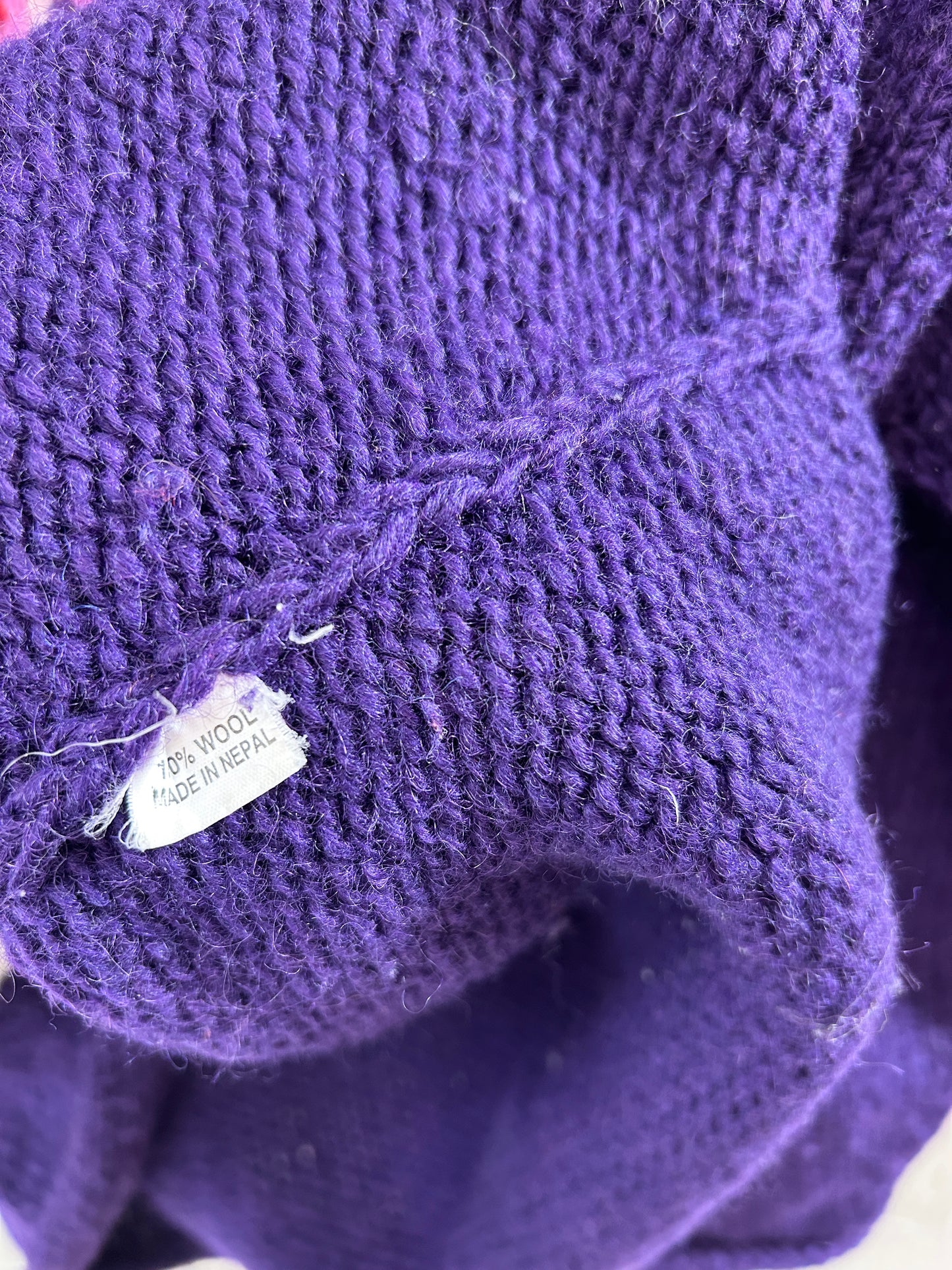 Vintage Hand Knit NEPAL [L30960]