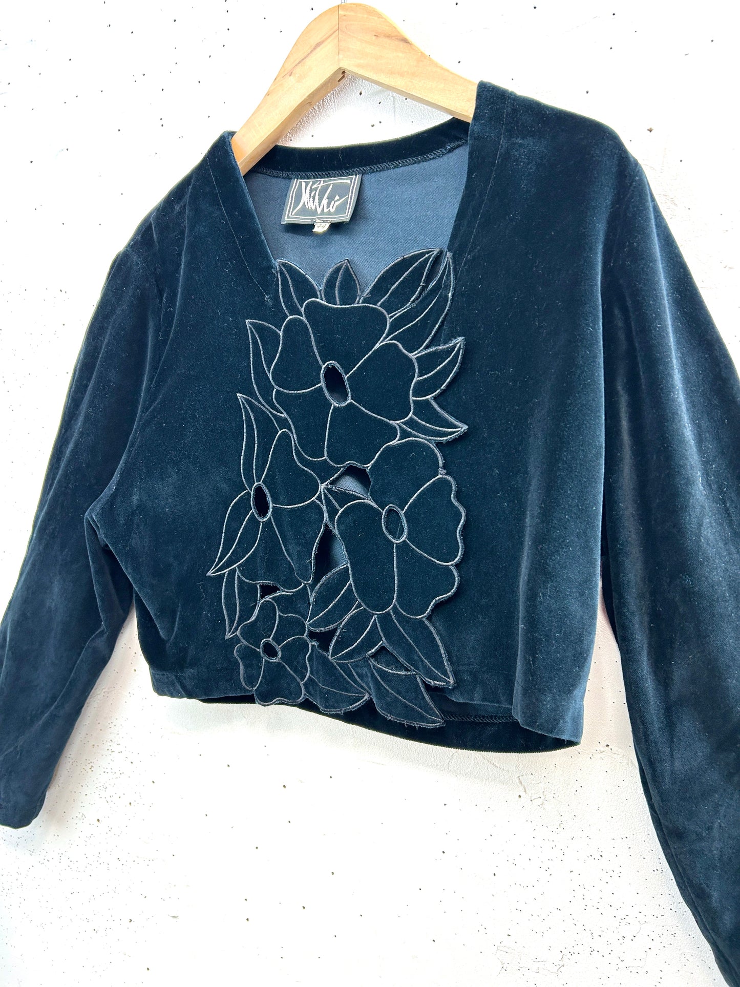 Vintage velours tops [A31416]