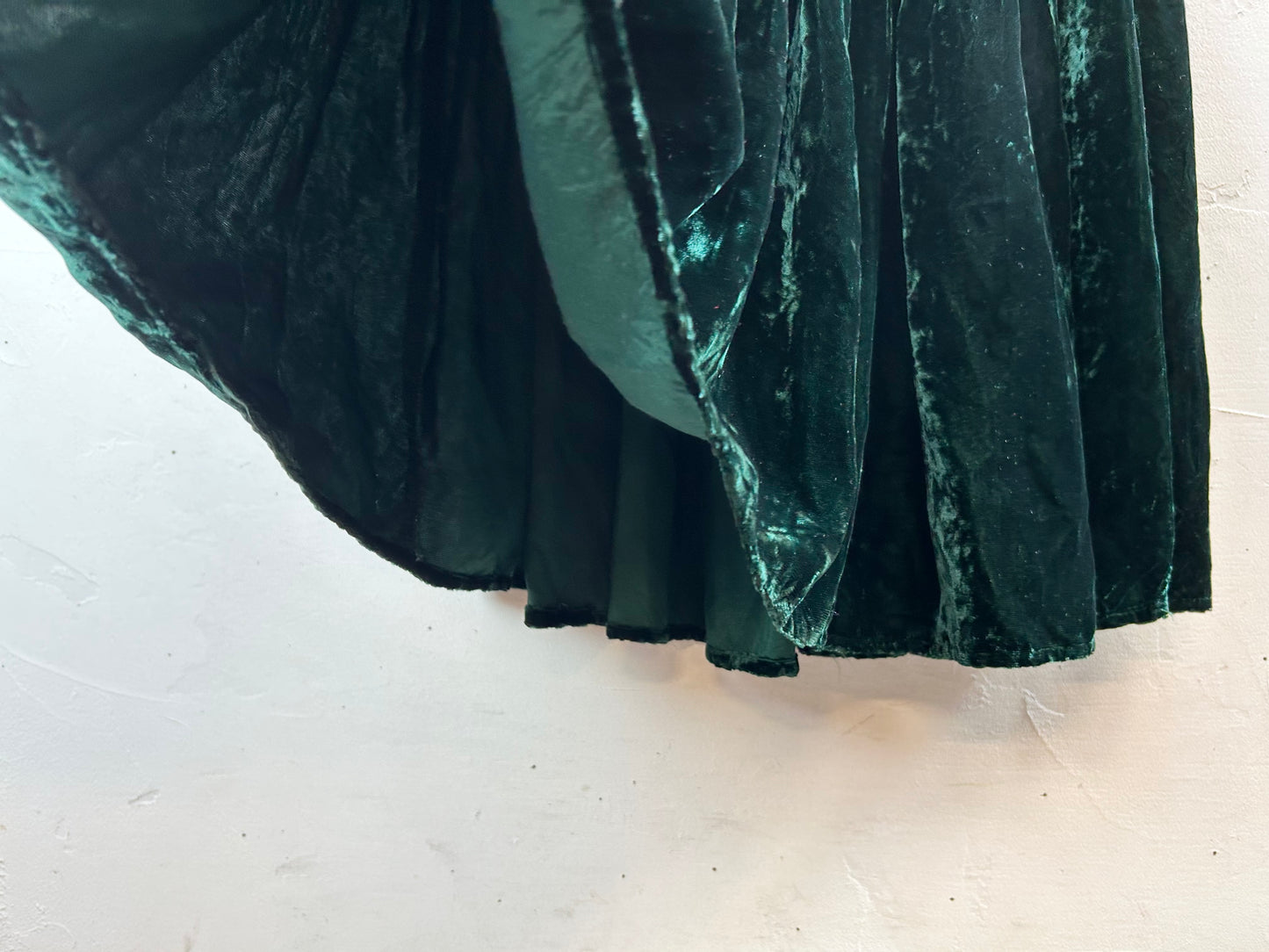 Vintage Velvet Skirt MADE IN USA [L29150]