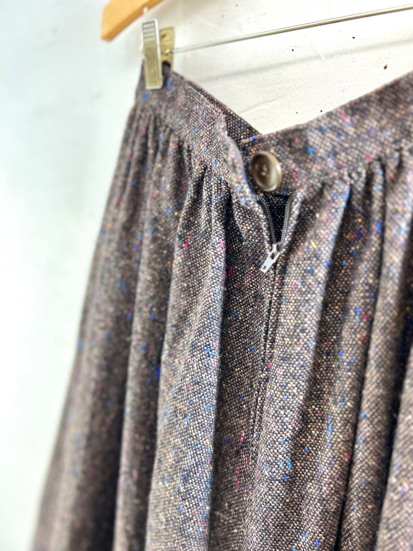 Vintage Tweed Skirt  [K30917]