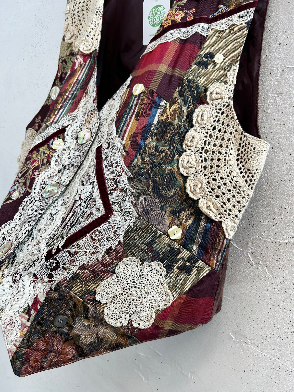 Vintage Gobelin Vest 〜Susan Bristol〜 [J34333]