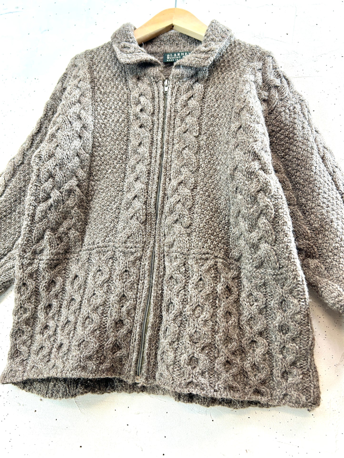 Vintage Knit Cardigan MADE IN IRELAND [K30885]