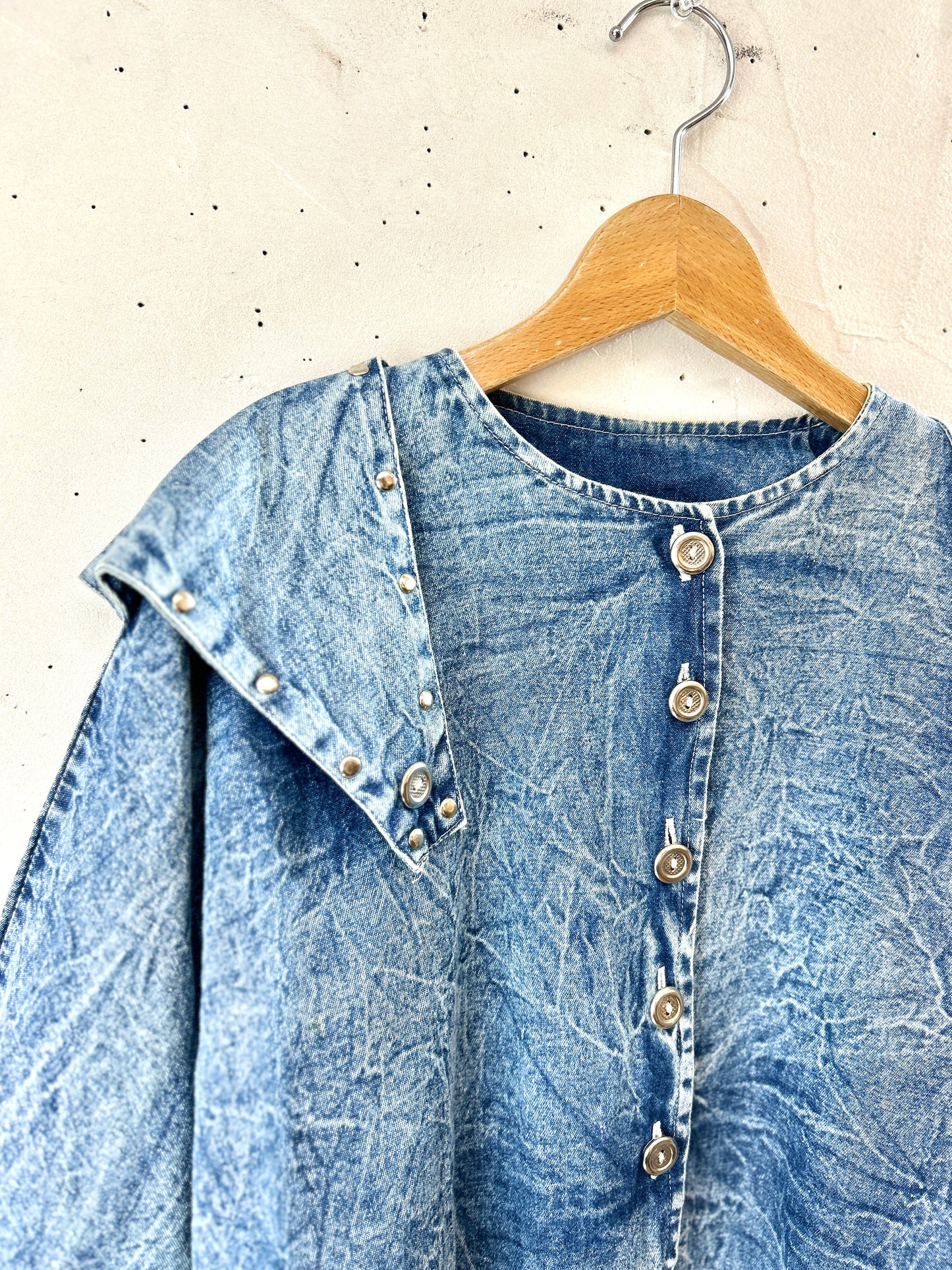 Vintage Denim Tops MADE IN Levanon [H30939]