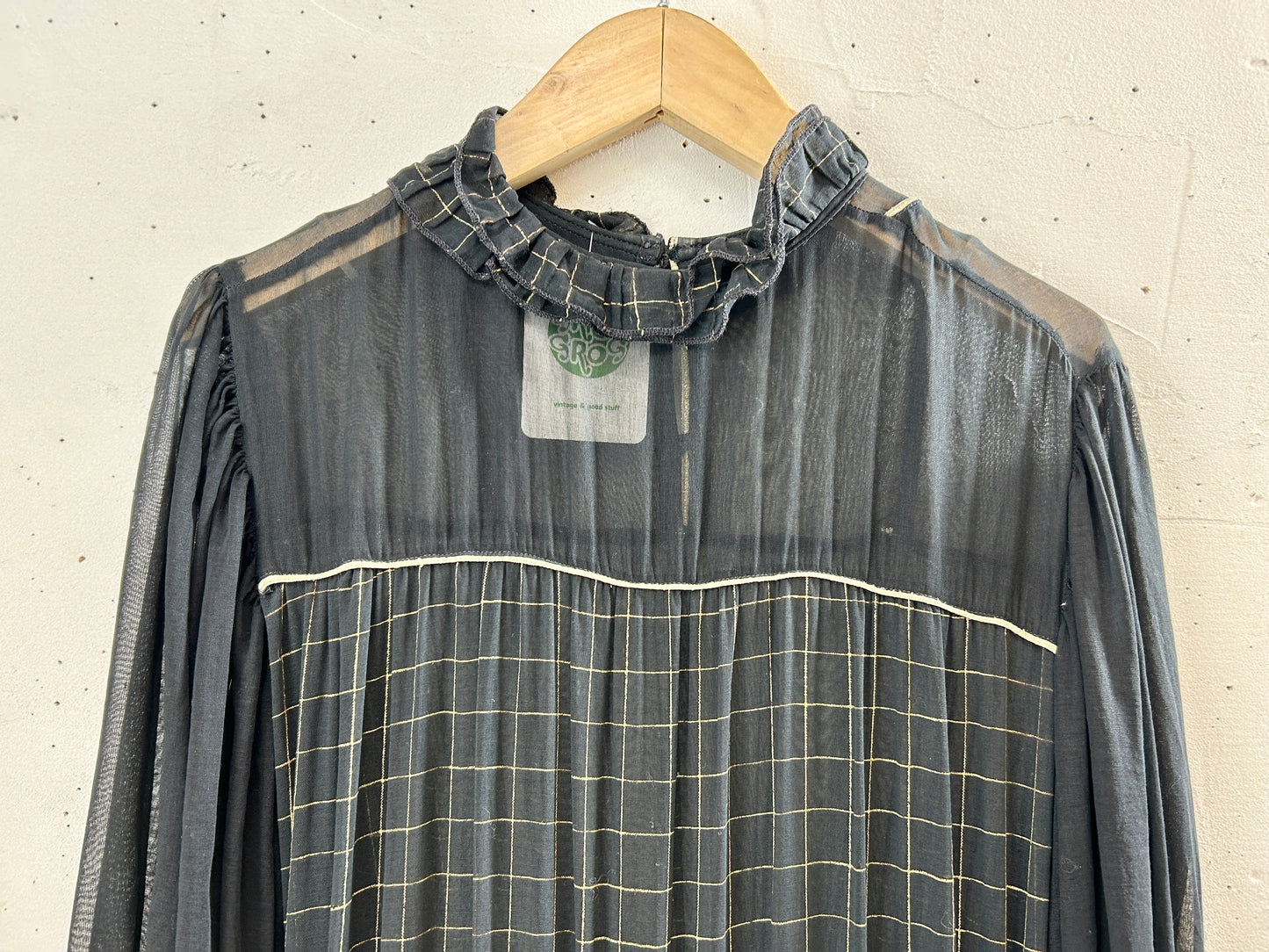 Vintage Black Dress [H30952]
