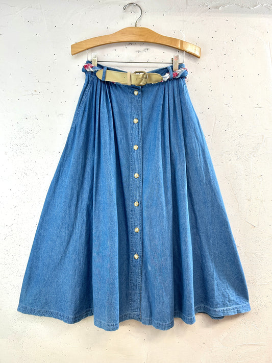 Vintage Denim Skirt 〜SUSAN BRISTOL〜 [H33508]