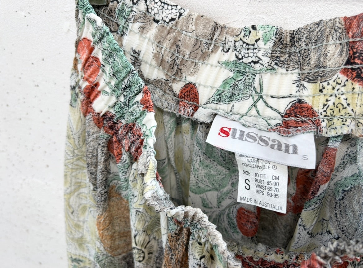 Vintage Tiered Skirt [E32314]