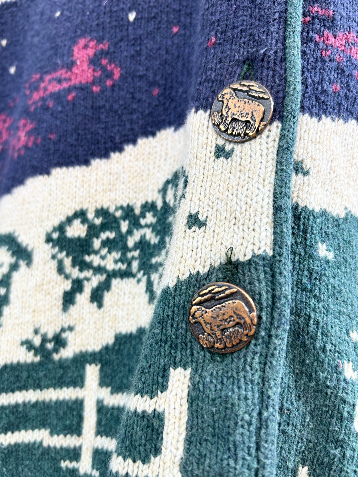 Vintage Cotton Knit Cardigan [J34185]
