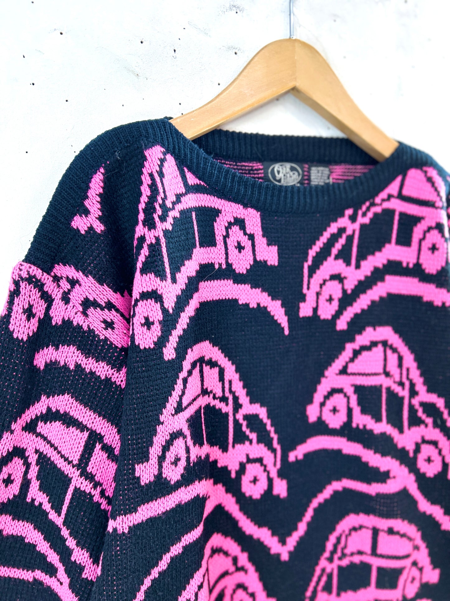 Vintage Fancy Knit Sweater  [L31086]