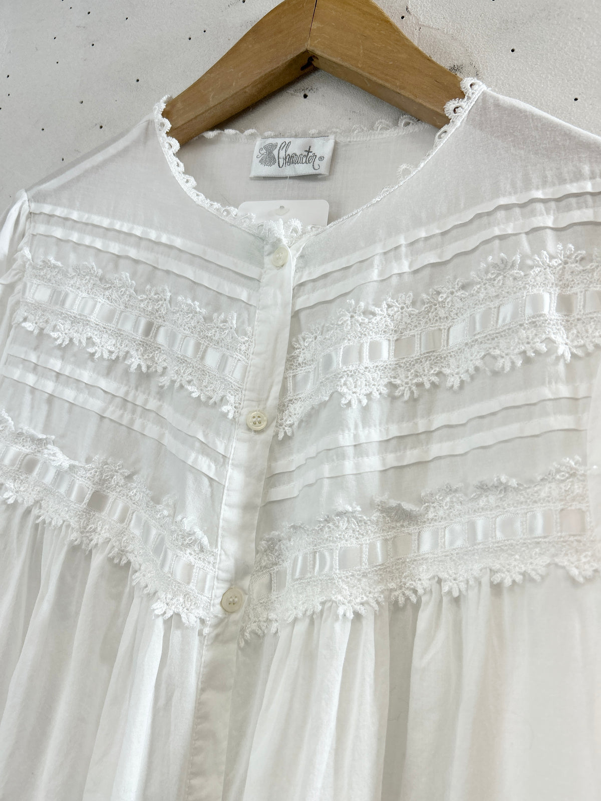 Vintage White Dress [I33684]