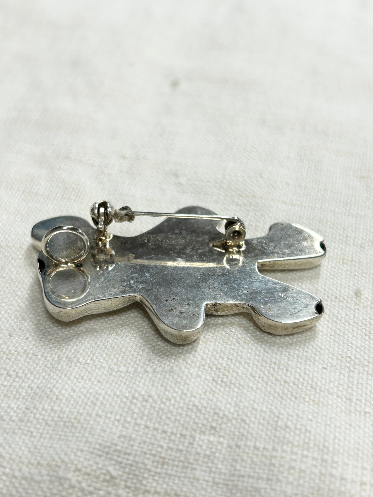 Vintage 925 Silver Brooch & Pendant Top [I30365]