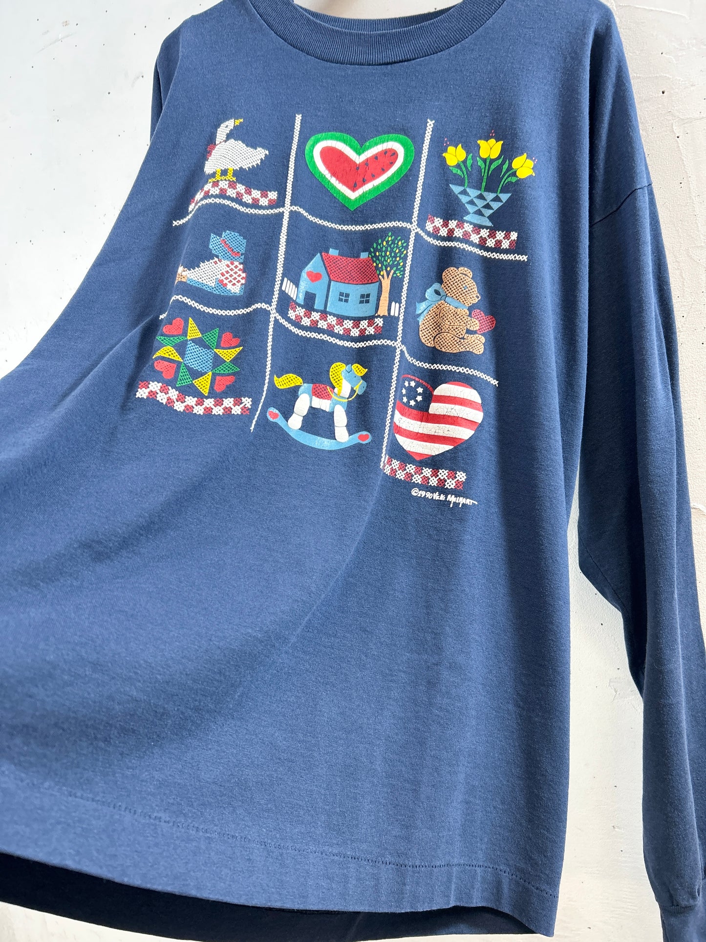 Vintage Long Sleeve Shirt [I30171]