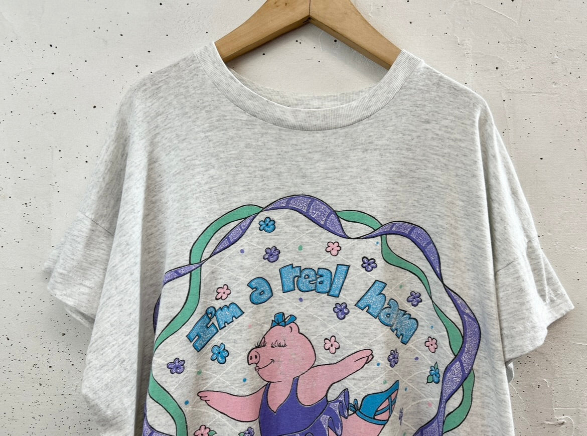 Vintage T Shirt 〜Funny dot CRAZY〜 [E32268]