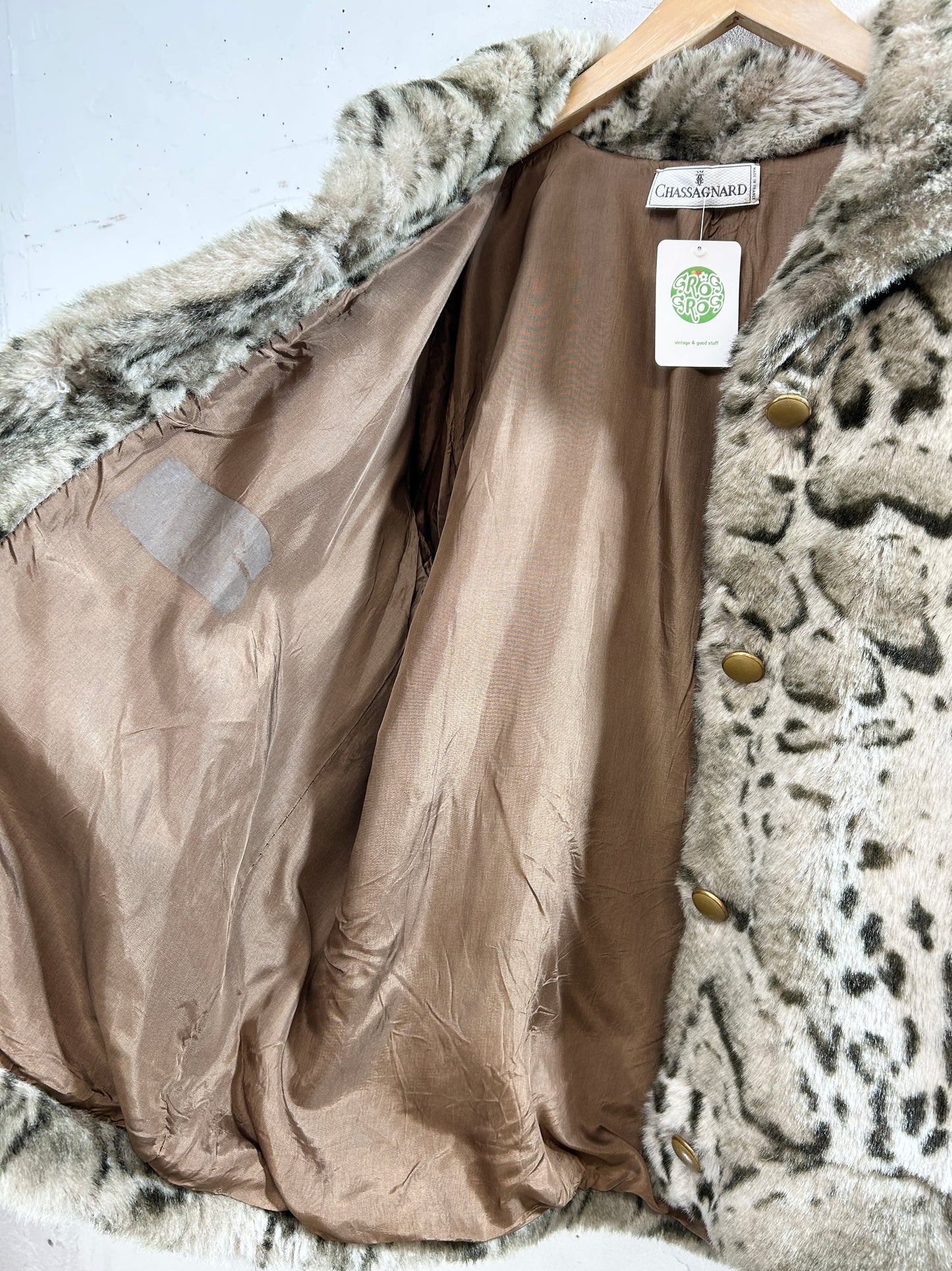 Vintage Eco Fur Jacket [L30954]