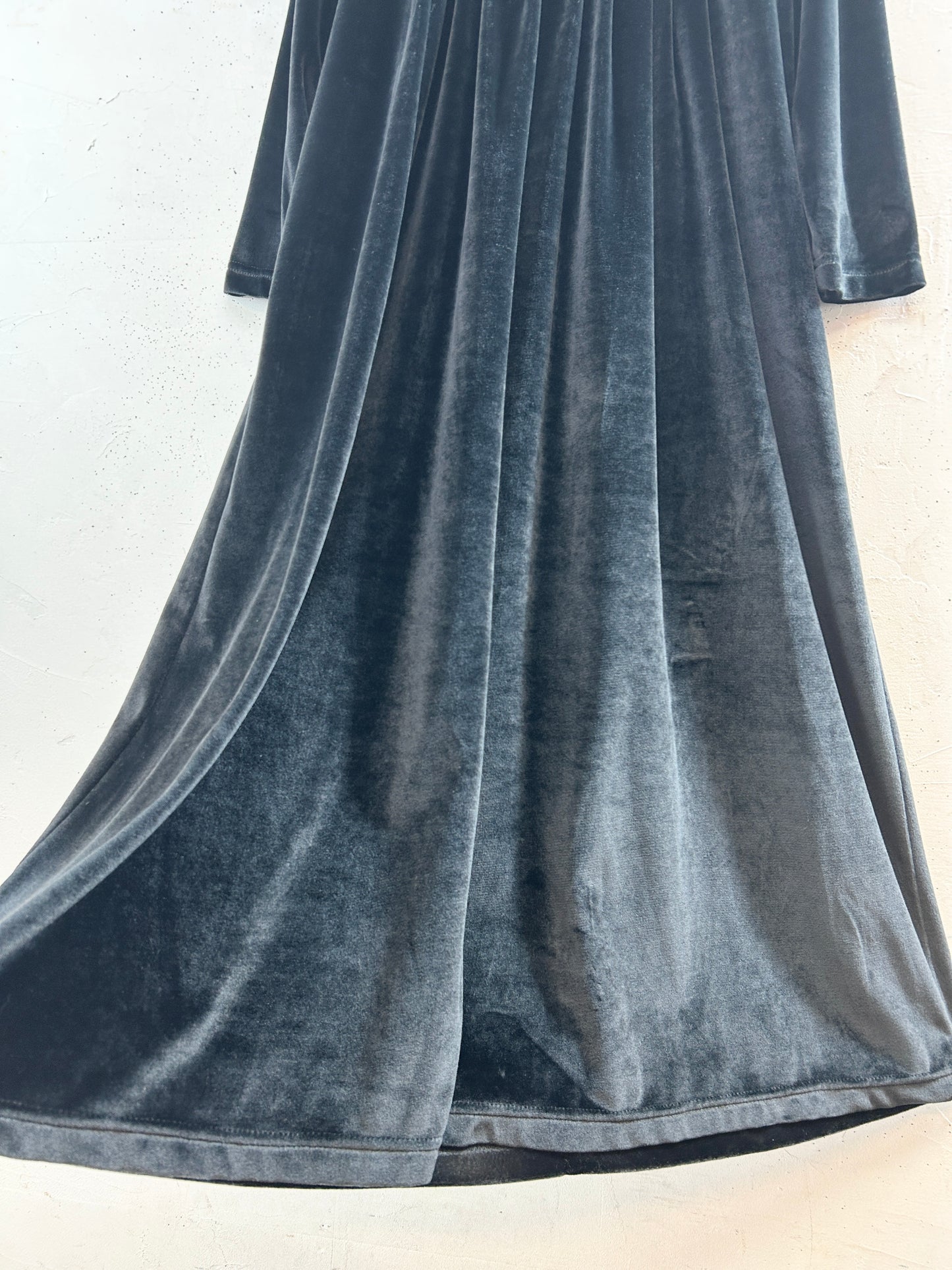 Vintage Velour Dress 〜MADE IN USA〜 [J30582]