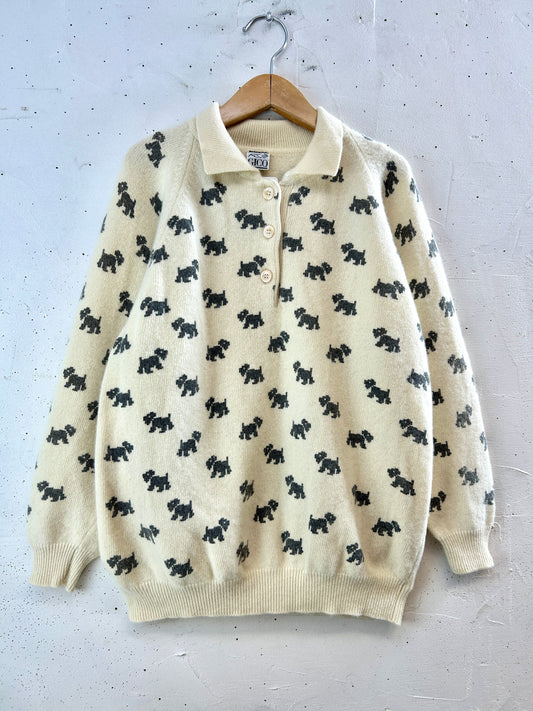 Vintage Knit Sweater [K30713]