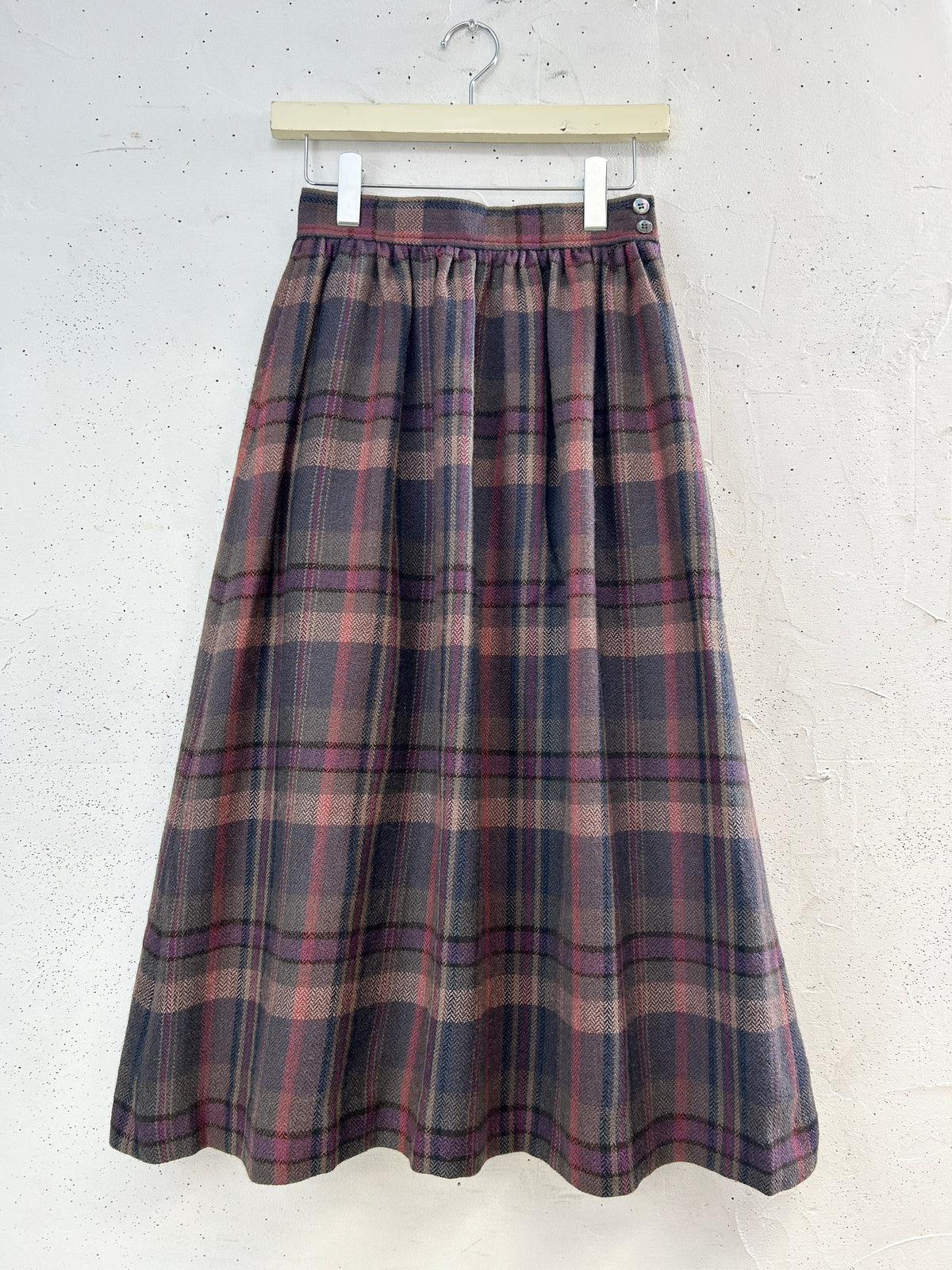 Vintage Plaid Skirt [J34052]