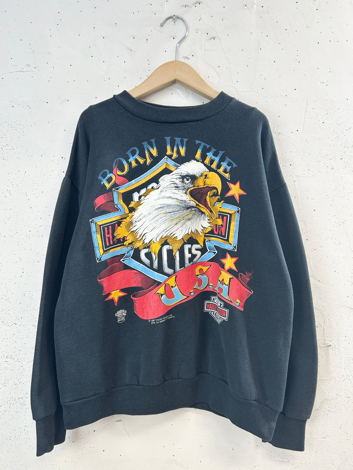 Vintage Sweat 〜Harley-Davidson〜  [J34089]