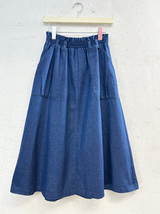 Vintage Denim Skirt [J34234]