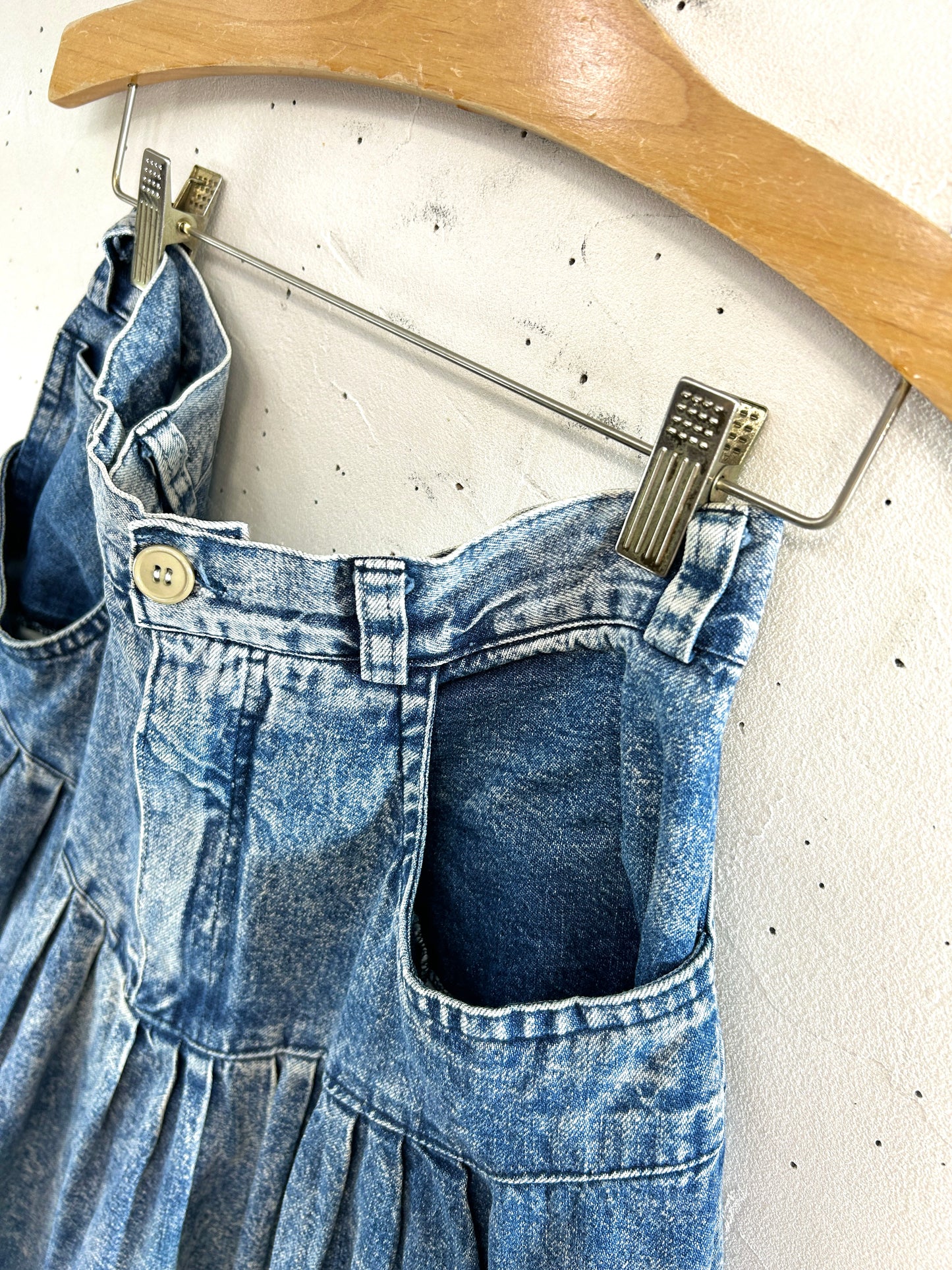 Vintage Denim Skirt  [E32433]