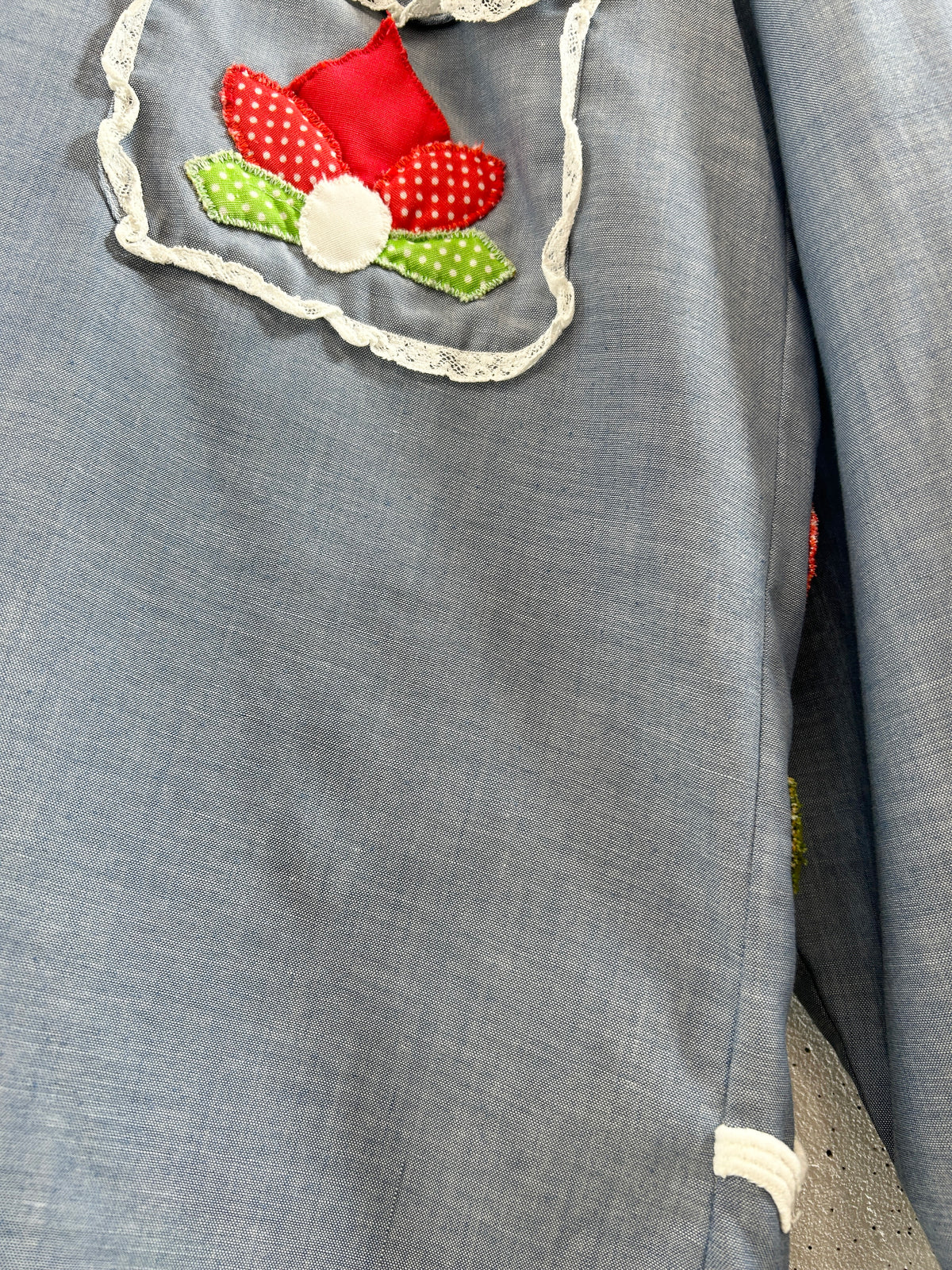 '70s Vintage Chambray Shirt [I33917]