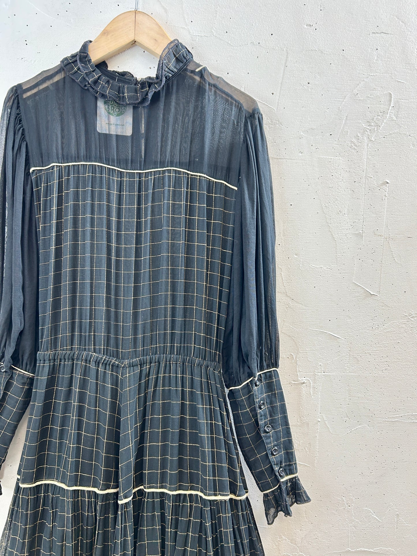 Vintage Black Dress [H30952]