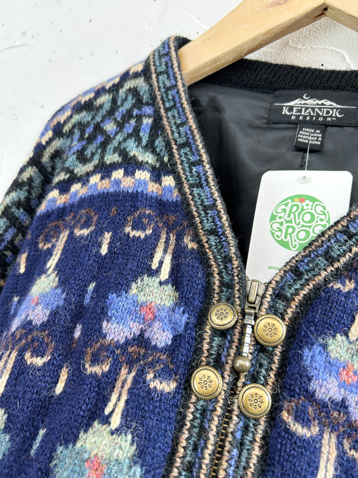 Vintage Knit Cardigan [J34307]