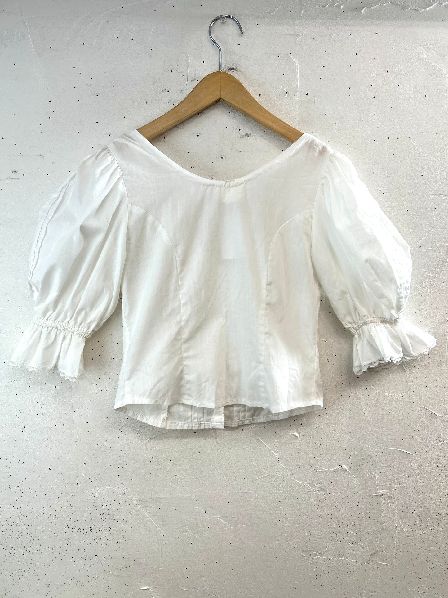 '70sVintage White Blouse 〜GUNNIES〜 [A31323]