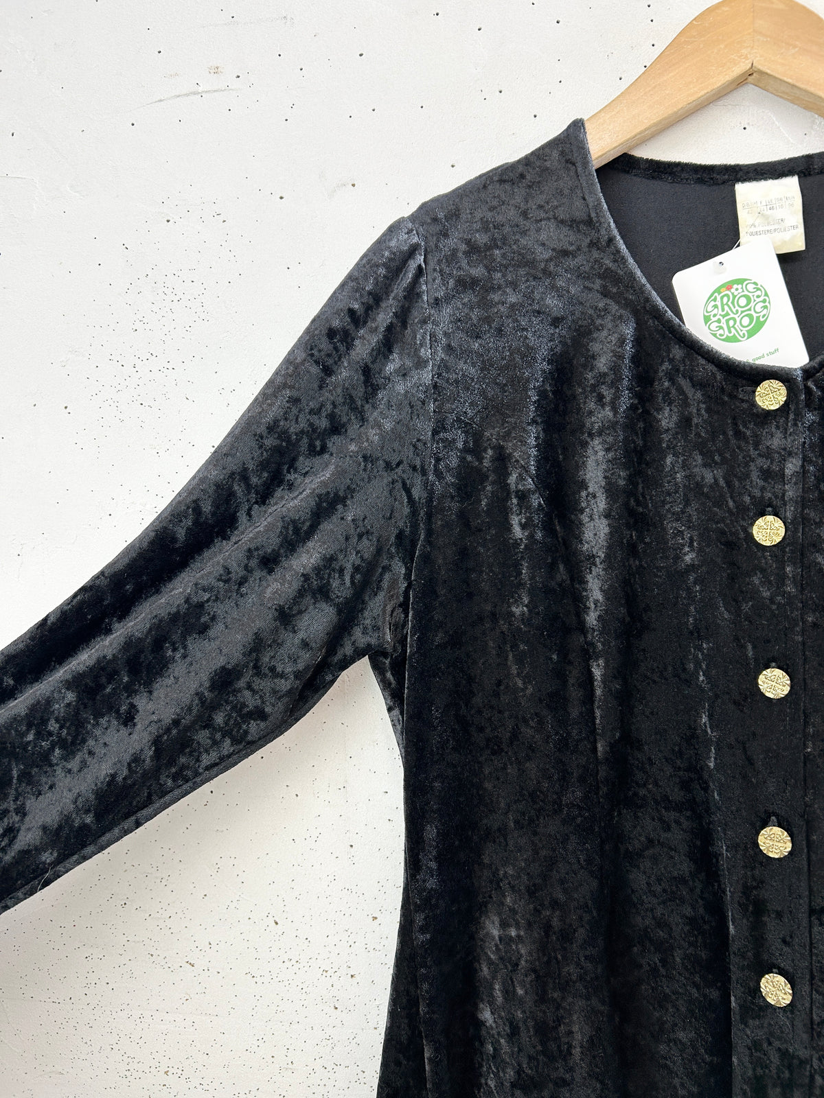 Vintage Velours Dress [I34011]