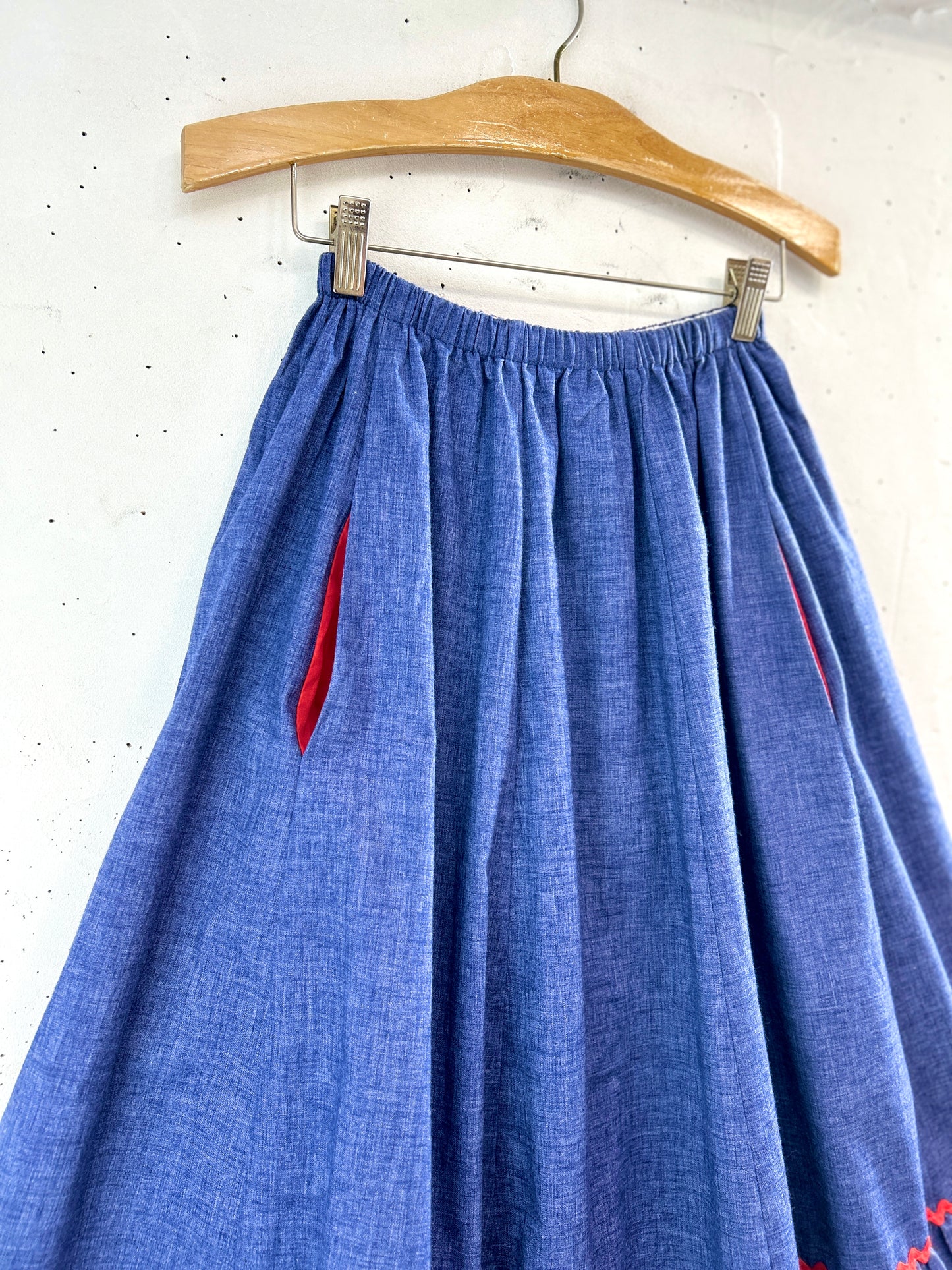 ’70s Vintage Skirt 〜carefree fashions〜 [B31622]