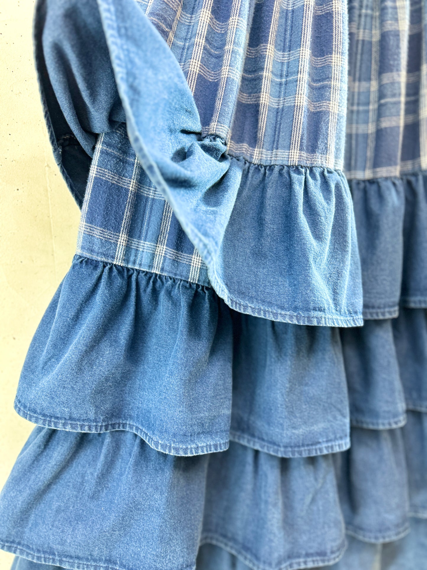 Vintage Denim Skirt MADE IN USA [K30777]