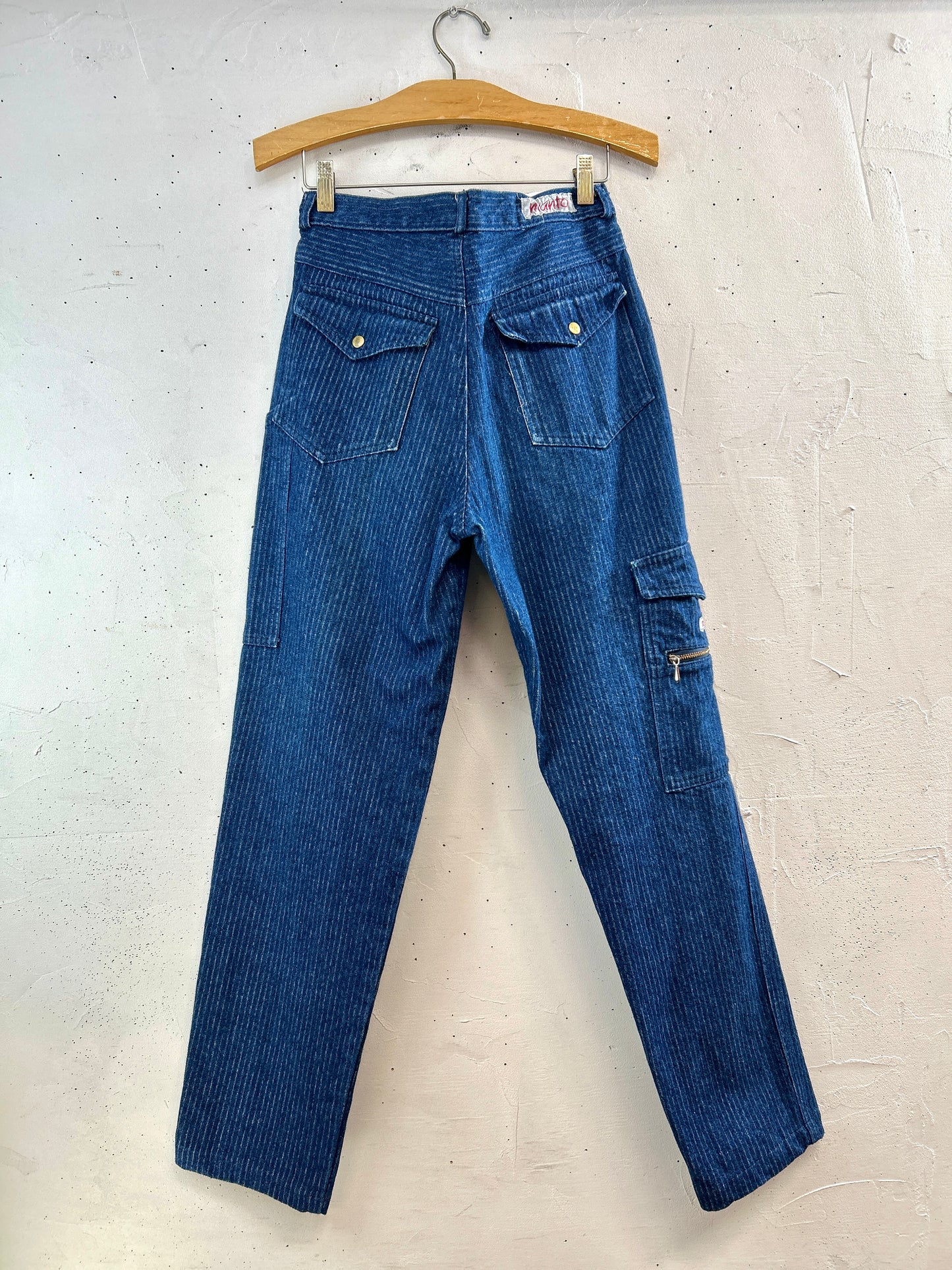 Vintage Denim Stripe Pants  [A31316]