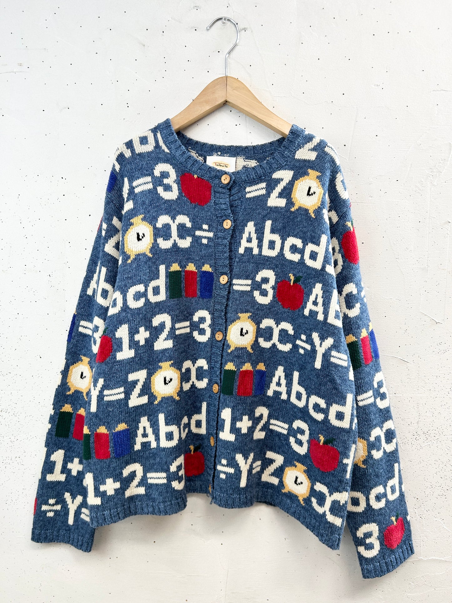 Vintage Cotton  Knit Cardigan 〜Talbots〜 [B31603]