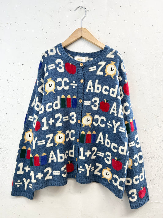 Vintage Cotton  Knit Cardigan 〜Talbots〜 [B31603]