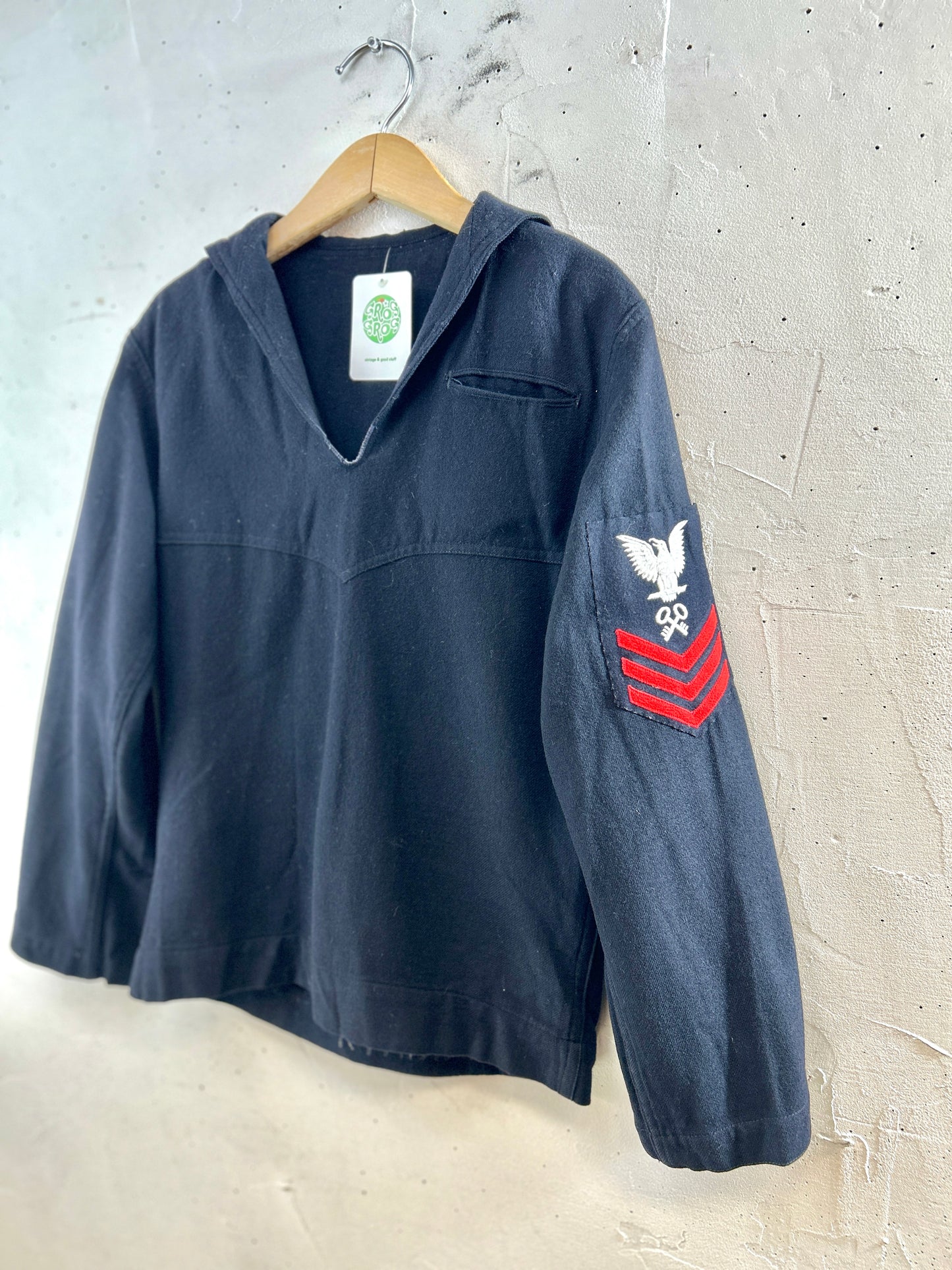 '60s Vintage U.S.NAVY Sailor Shirt [J30480]